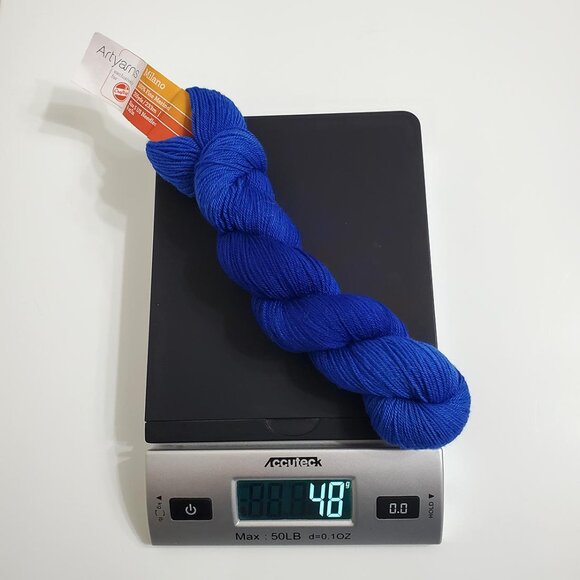 Artyarns Milano Yarn Fine Merino Wool 2318 Blue 48g 233m - Picture 5 of 8